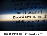 Zionism Word In A Dictionary....