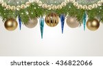 christmas background. new year... | Shutterstock . vector #436822066
