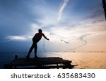 Fisherman On Scaffolding...