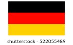 germany flag vector. germany... | Shutterstock .eps vector #522055489