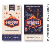 Circus Ticket Template In White ...