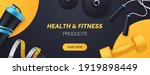 sports and fitness products... | Shutterstock .eps vector #1919898449