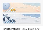 set of beautiful horizontal... | Shutterstock .eps vector #2171134479