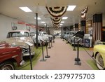 Small photo of DEER LODGE, Montana, USA - October 01, 2023: Exhibition of old and calssic cars in the Olda Montana Prison and Auto museum Complex, Deer Lodge, Montana, USA