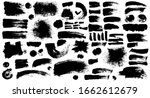 set of black ink style splash ... | Shutterstock .eps vector #1662612679