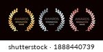 awards logotype design. set of... | Shutterstock .eps vector #1888440739