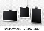 set of photo frames. realistic... | Shutterstock .eps vector #703576309