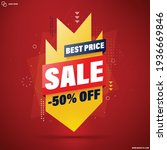 best price slae banner template ... | Shutterstock .eps vector #1936669846