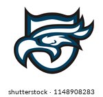 white color eagle head line art ... | Shutterstock .eps vector #1148908283