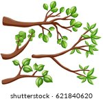 different design of branches... | Shutterstock .eps vector #621840620