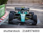 Small photo of Monte-Carlo, Monaco. 26-29 May 2022. F1 World Championship. Grand Prix of Monaco. # 5, Sebastian VETTEL, GER, Aston Martin Formula 1 team, Aston Martin AMR22 Mercedes.