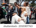 Small photo of MONTE-CARLO, MONACO - MAY 28: Neymar,Kylie Minogue, Maria Sharapova, Orlando Bloom, Archie Madekwe, Chris Horner and David Harbour, seen during the F1 Grand Prix of Monaco.