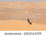 Small photo of Dammam, Saudi Arabia. January 15th, 2023. W2RC Cross Country Rally World Championship 2023. 45th Rally Dakar. #111, Michael Docherty, ZAF, Husqvarna FR 450 Rally, HT Rally Raid Husqvarna Racing.