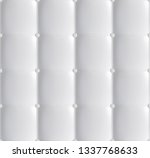 White Leather Quilted Headboard ...