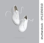 Flying White Leather Womens...