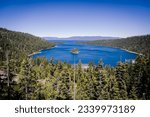 View of Tahoe Lake in Northern California