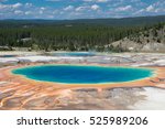 Landscape view of the hills at Prismatic Spring image - Free stock ...