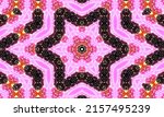 Abstract Pink Kaleidoscope...