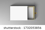 realistic package cardboard... | Shutterstock .eps vector #1732053856
