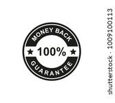 100 percent money back... | Shutterstock .eps vector #1009100113