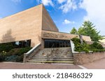 Small photo of BOONE, NC, USA - SEPTEMBER 18: Broyhill Music Center, built in 1983, at Appalachian State University on September 18, 2014 in Boone, NC, USA