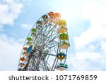 Bright Colorful Ferris Wheel...