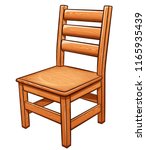 Vector Illustration Of Chair On ...