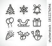 vector christmas celebration... | Shutterstock .eps vector #1812276046