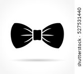 Illustration Of Bow Tie Icon On ...