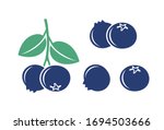 Blueberry Logo. Isolated...
