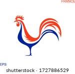 French Rooster. Isolated French ...