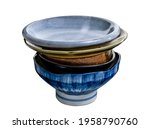 Stacked Ceramic Plates And...
