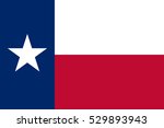 the flag of the state of texas. ... | Shutterstock .eps vector #529893943