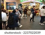 Small photo of On December 10, 2022, Xi'an, Shaanxi, will be fully liberalized after the epidemic. Citizens shop in shopping malls or taste delicious food.