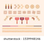 korean traditional decoration... | Shutterstock .eps vector #1539948146