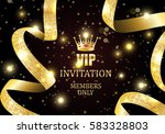 vip invitation members only ... | Shutterstock .eps vector #583328803