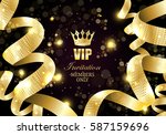 vip invitation members only ... | Shutterstock .eps vector #587159696