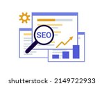 search engine optimization  seo ... | Shutterstock .eps vector #2149722933