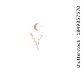 fashion beauty moon logo... | Shutterstock .eps vector #1849357570