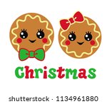 Two Cute Christmas Cookies With ...