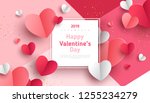 valentine's day concept... | Shutterstock .eps vector #1255234279