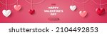 happy saint valentine's day... | Shutterstock .eps vector #2104492853