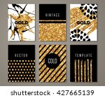 brochure template design set... | Shutterstock .eps vector #427665139