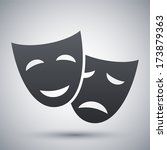 Vector Theatrical Masks Icon