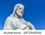 The Statue Of Jesus On A...