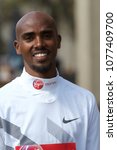 Small photo of London,UK,April 17th 2018,Sir Mo Farah attends the London Marathon Photocall which took place ahead of the Marathon