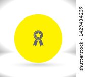 medal vector icon . lorem ipsum ... | Shutterstock .eps vector #1429434239
