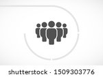 vector icon a group of people... | Shutterstock .eps vector #1509303776