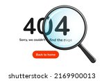 website page not found. wrong... | Shutterstock .eps vector #2169900013