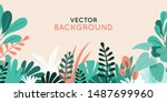 vector illustration in simple... | Shutterstock .eps vector #1487699960